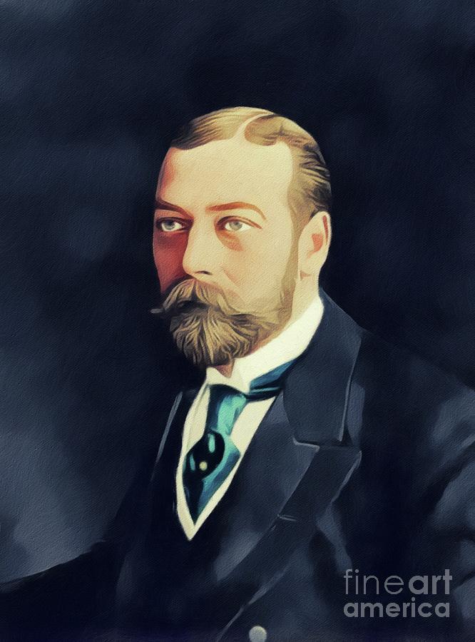 King George V Painting by Esoterica Art Agency