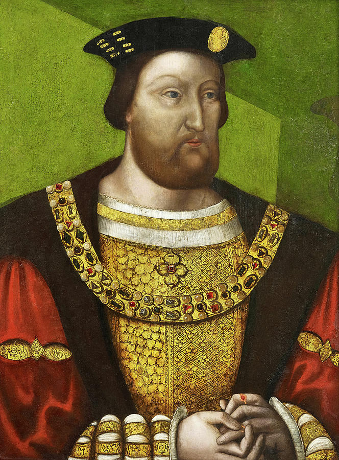 King Henry Viii Painting By Franco-netherlandish School - Pixels