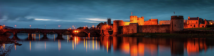 King Johns Castle at Twilight Photograph by Pierre Leclerc Photography