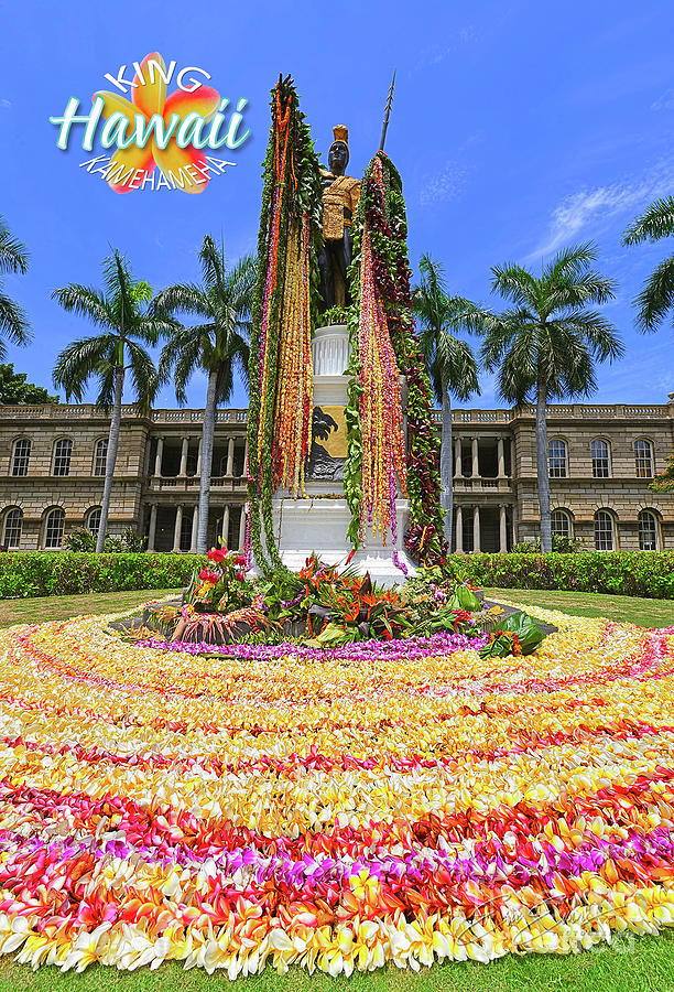 King Kamehameha Day Post Card Photograph by Aloha Art Pixels