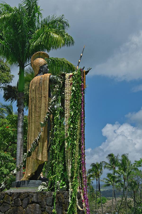 King Kamehameha I Statue Hilo Photograph