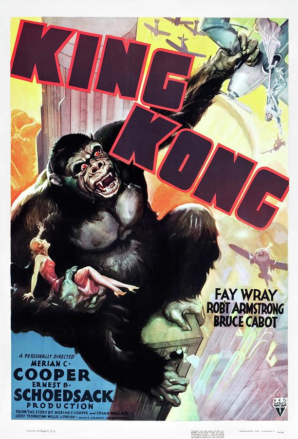 KING KONG -1933-, directed by MERIAN C. COOPER and ERNEST B. SCHOEDSACK. Photograph by Album