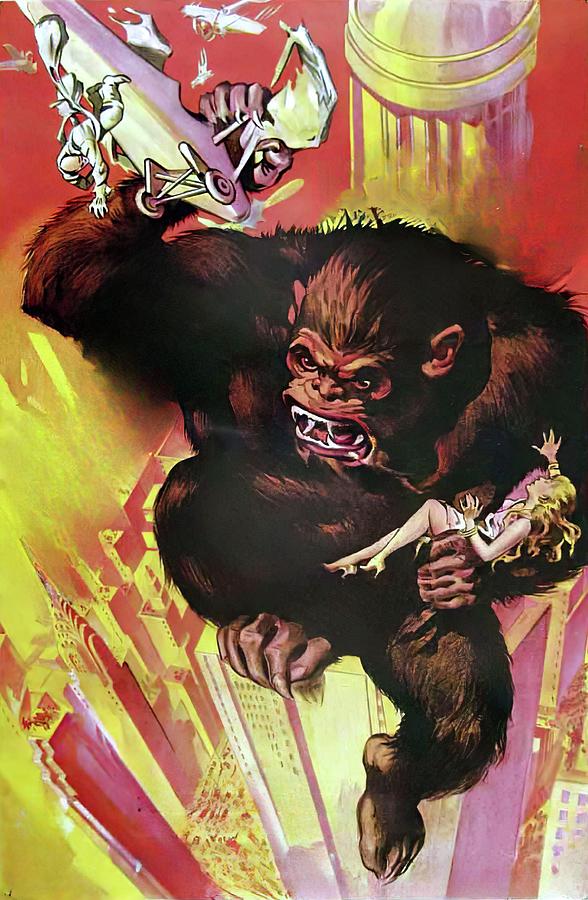 Vintage Painting - King Kong, 1933, movie poster painting by Movie World Posters