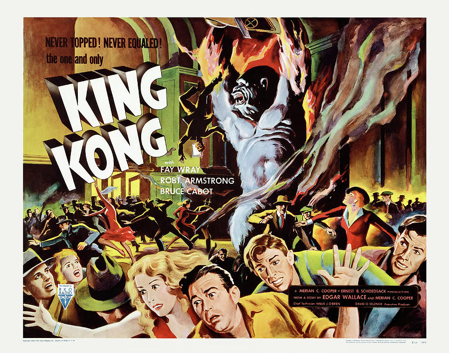 Vintage Mixed Media - King Kong, 1933 #1 by Movie World Posters