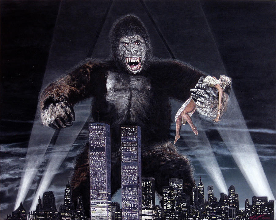 King Kong Painting - King Kong 76 by Ben Hagenbush
