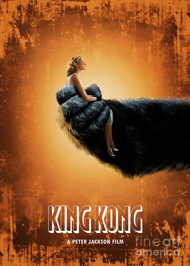 King Kong Digital Art - King Kong by Bo Kev