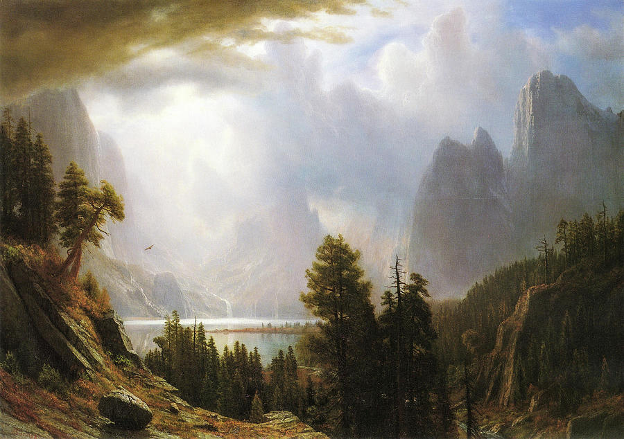 King Lake, California Painting by Albert Bierstadt - Fine Art America