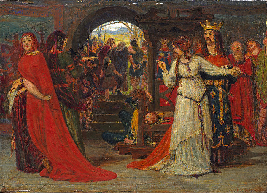 King Lear Painting by Ford Madox Brown