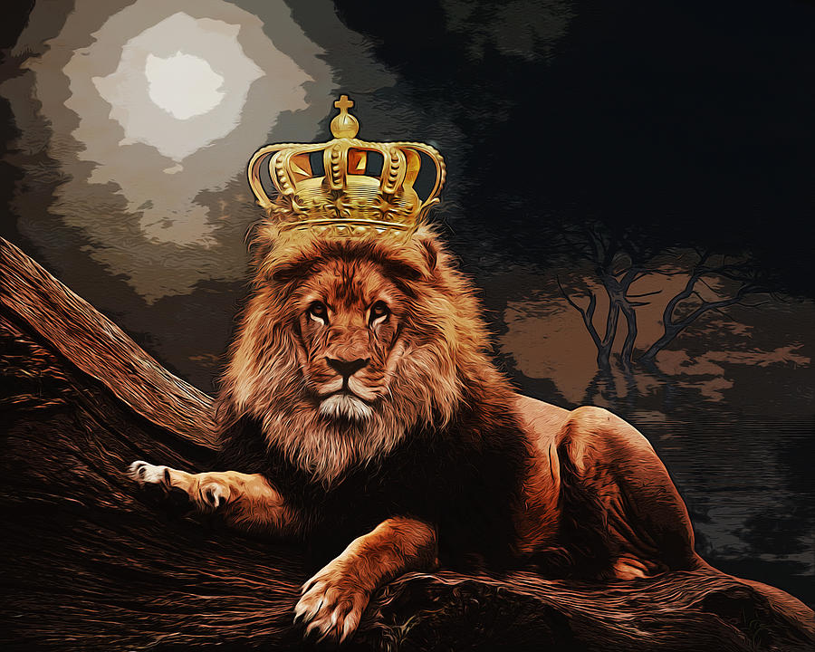 King Lion Digital Art by Mostafa Farag Ayed | Fine Art America