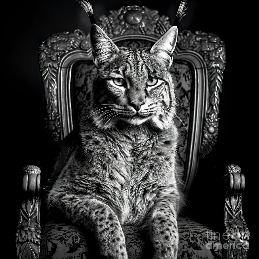 Lynx Cat Photograph - King Lynx by Mindy Sommers