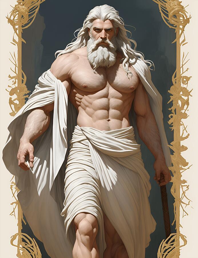 KING OF GODS ZEUS ai Digital Art by Dreamz - - Fine Art America