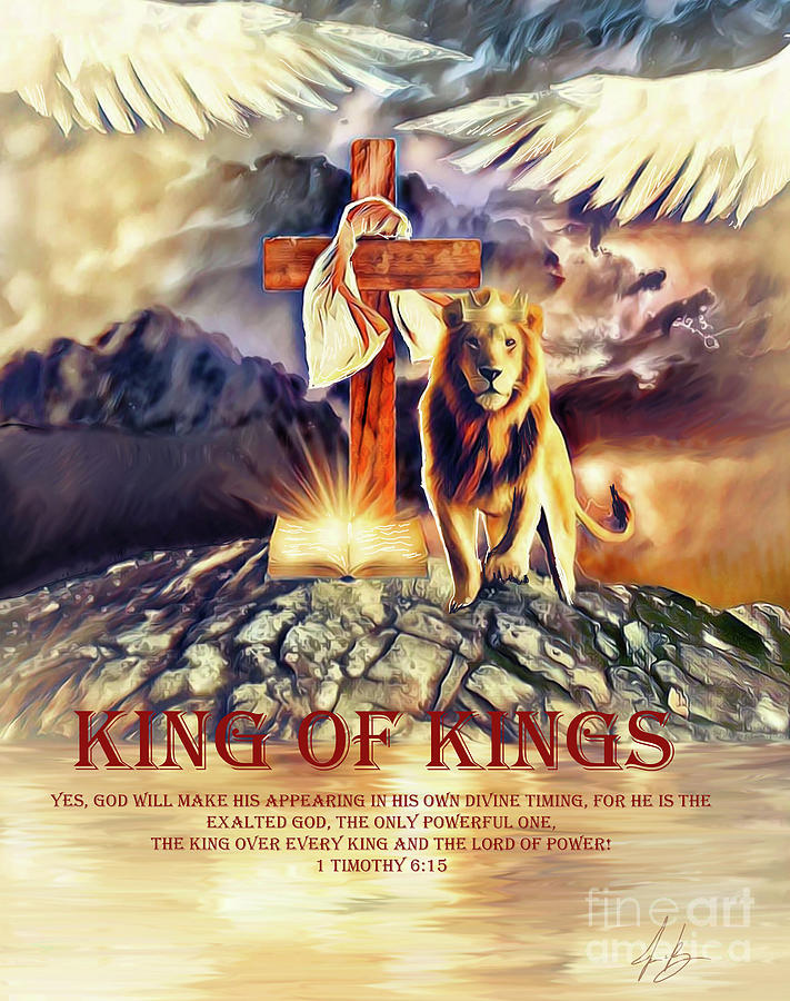 King of Kings Digital Art by Jennifer Page