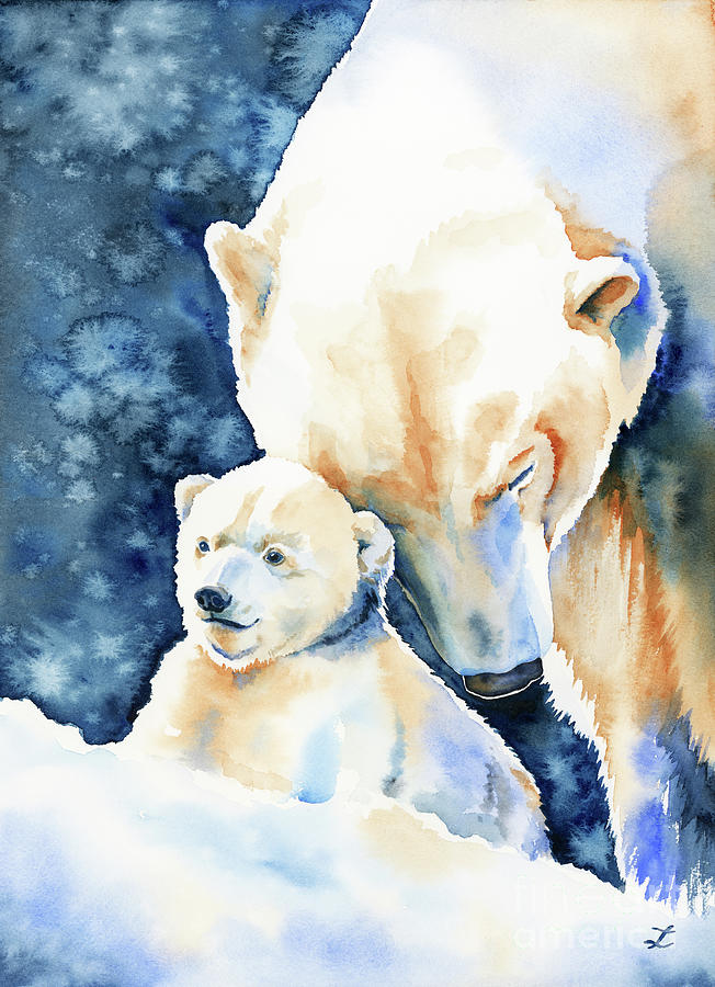 King of the Arctic Painting by Zaira Dzhaubaeva