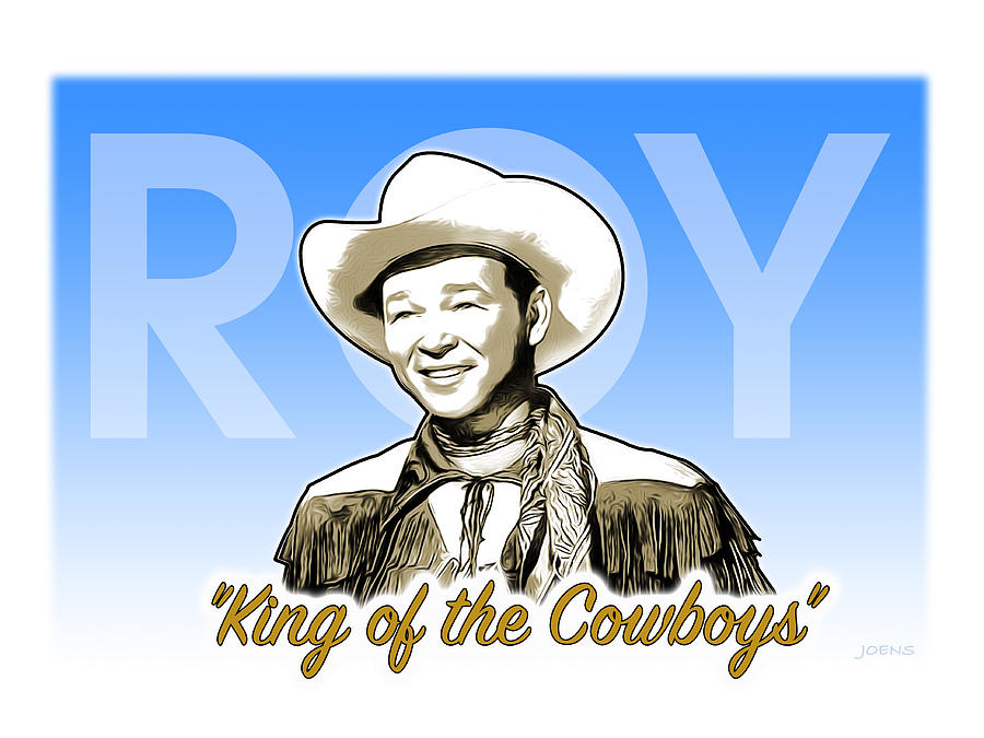 King of the Cowboys Digital Art by Greg Joens