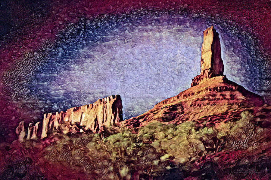 Arches National Park Digital Art - King Of The Hill by Mike Braun
