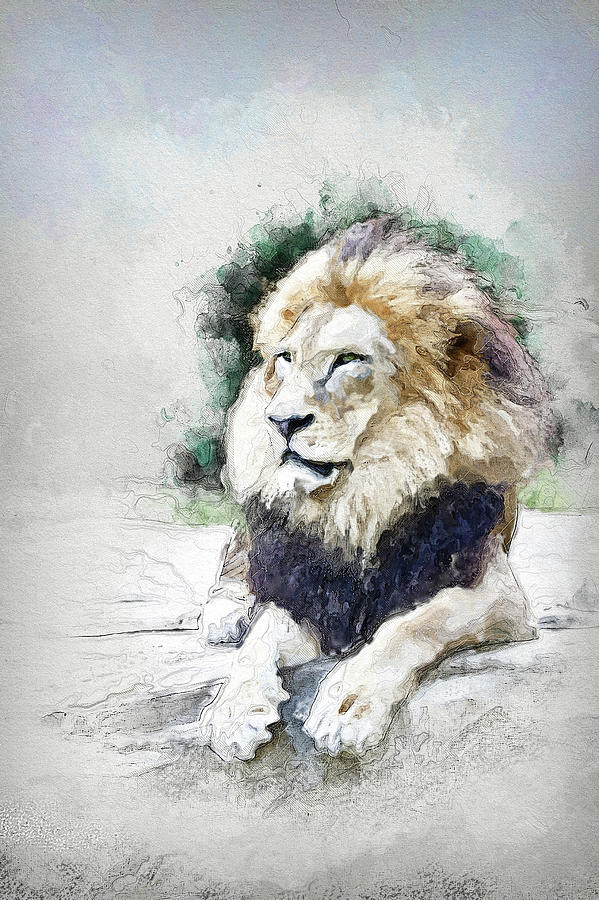 King of The Jungle Mixed Media by Ed Taylor