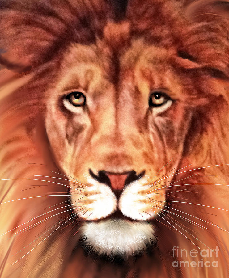 King of the Jungle Mixed Media by Melodye Whitaker