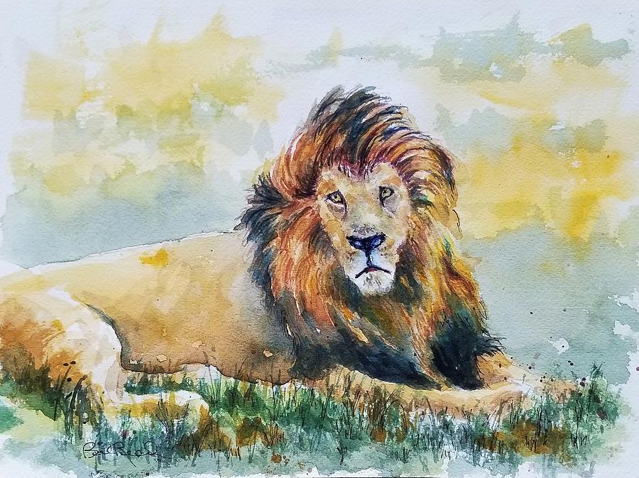 Wildlife Painting - King of the Jungle by William Reed