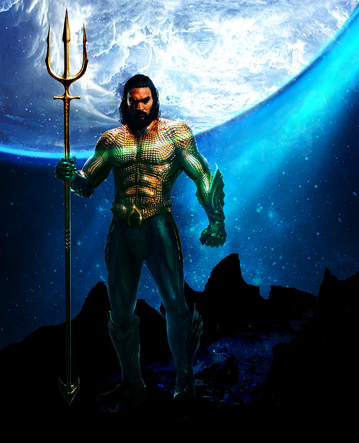 Aquaman 10 Digital Art by Aldane Wynter