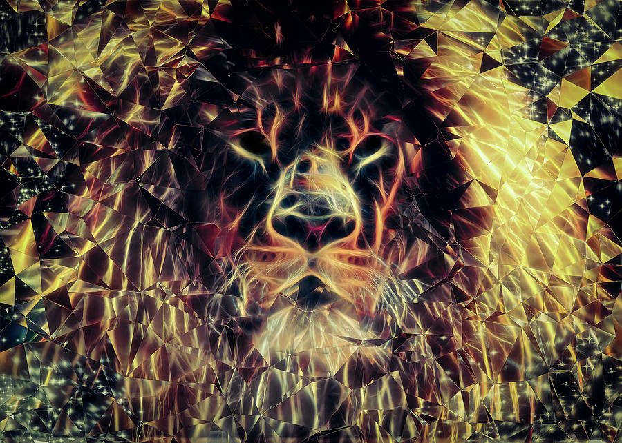 King Of The Pride Digital Art by Ian Wells | Fine Art America