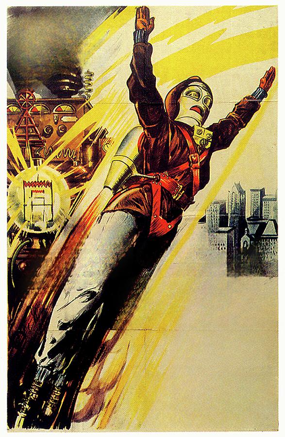 King of the Rocket Men, 1949, movie poster painting Painting by Movie World Posters