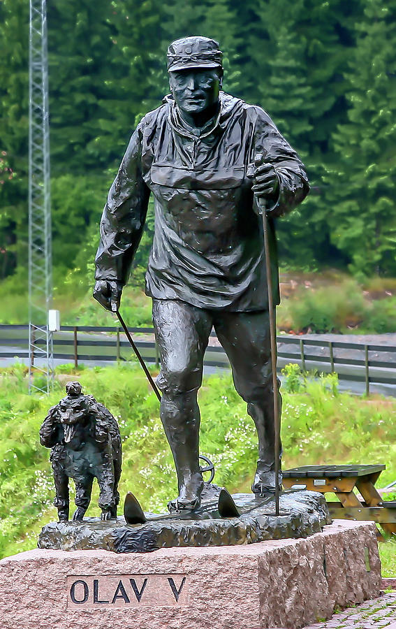 King Olav V of Norway Photograph by Tommy Lindbohm Pixels