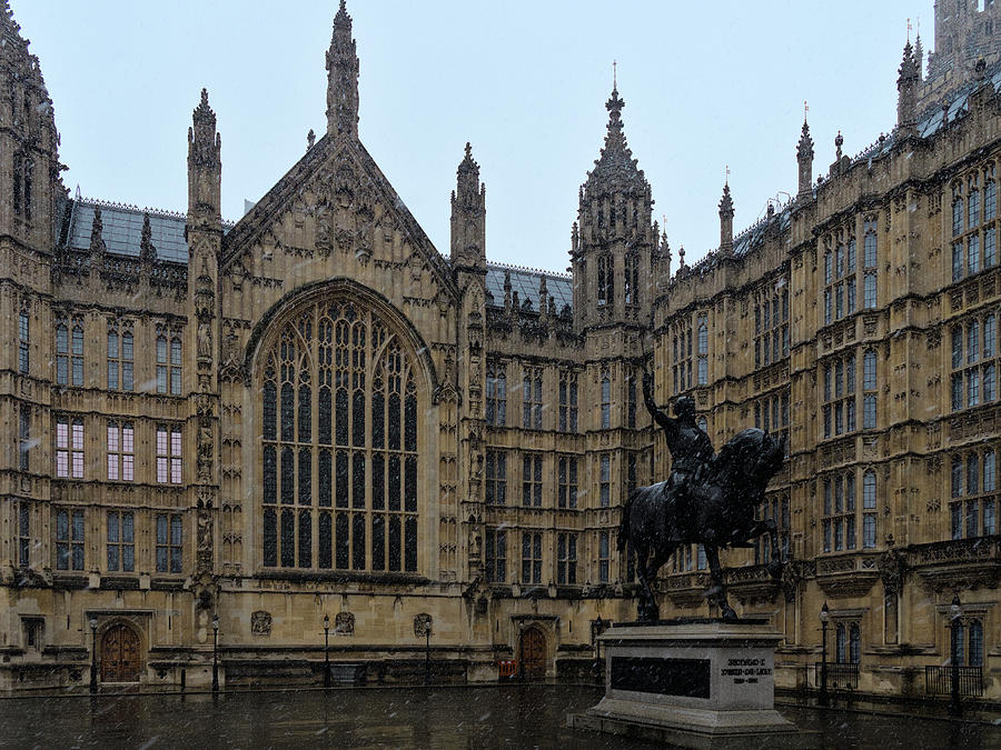 King Richard The Lionheart Statue in Westminster Photograph by Angelo DeVal