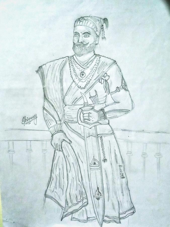 Shivaji Maharaj sketch - Other Hobbies - 1763088120