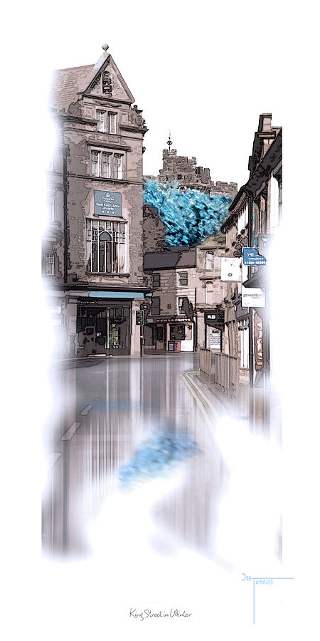 King Street in Winter Digital Art by Joe Tamassy