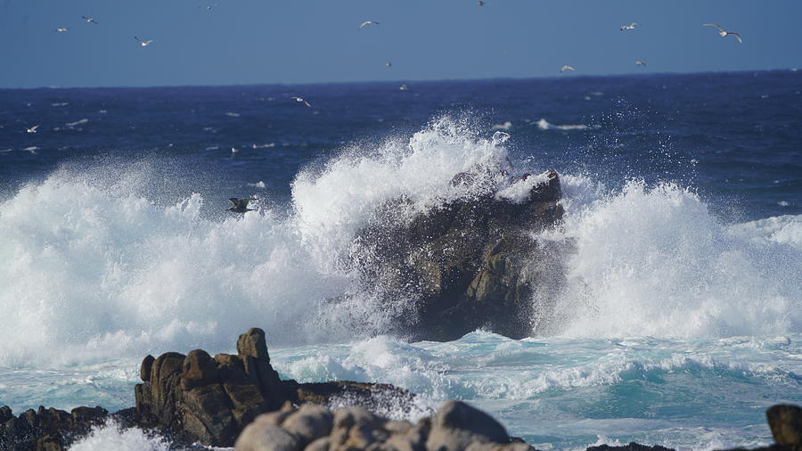 King Tides, Monterey Bay Photograph by Christine Chun Pixels