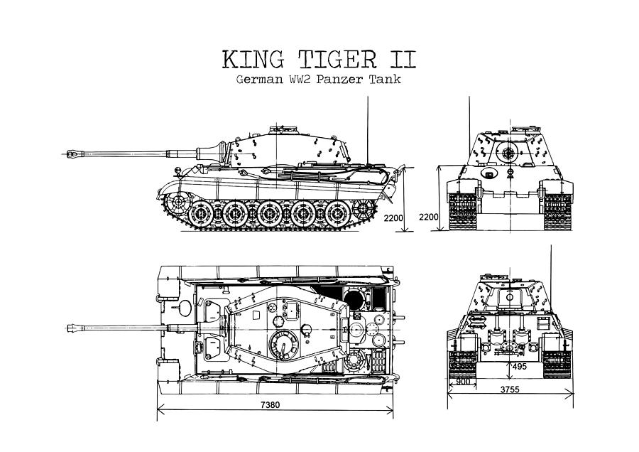 tiger tank blueprints