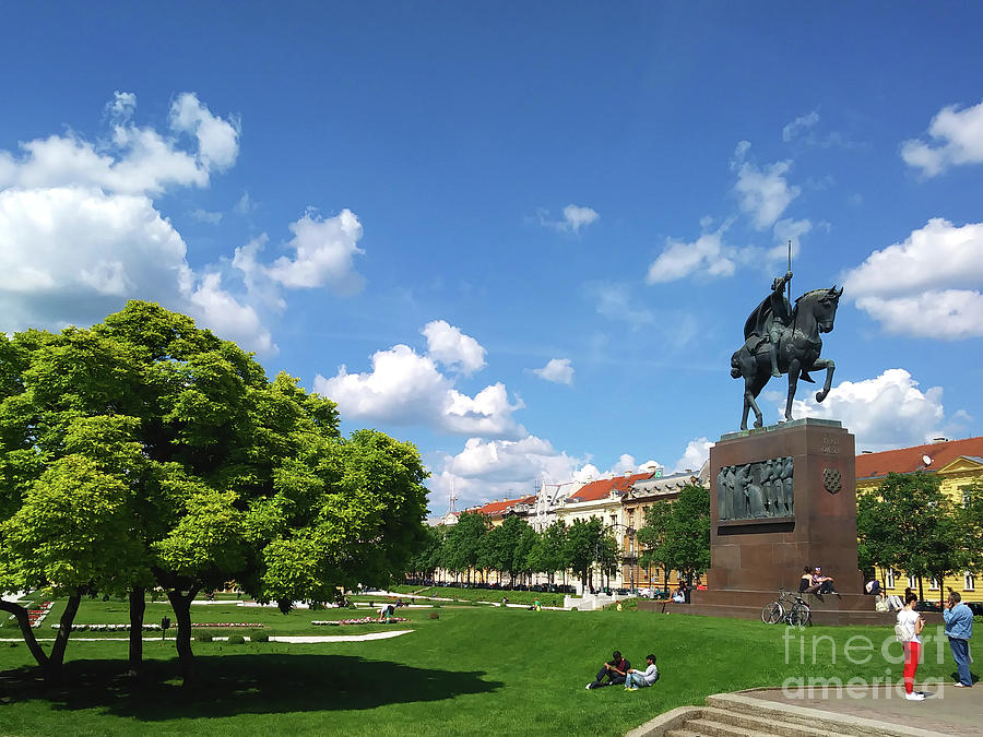 King Tomislav Square I Photograph by Jasna Dragun
