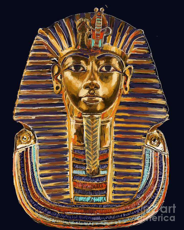 King Tut Digital Art by Jennifer Donovan - Fine Art America