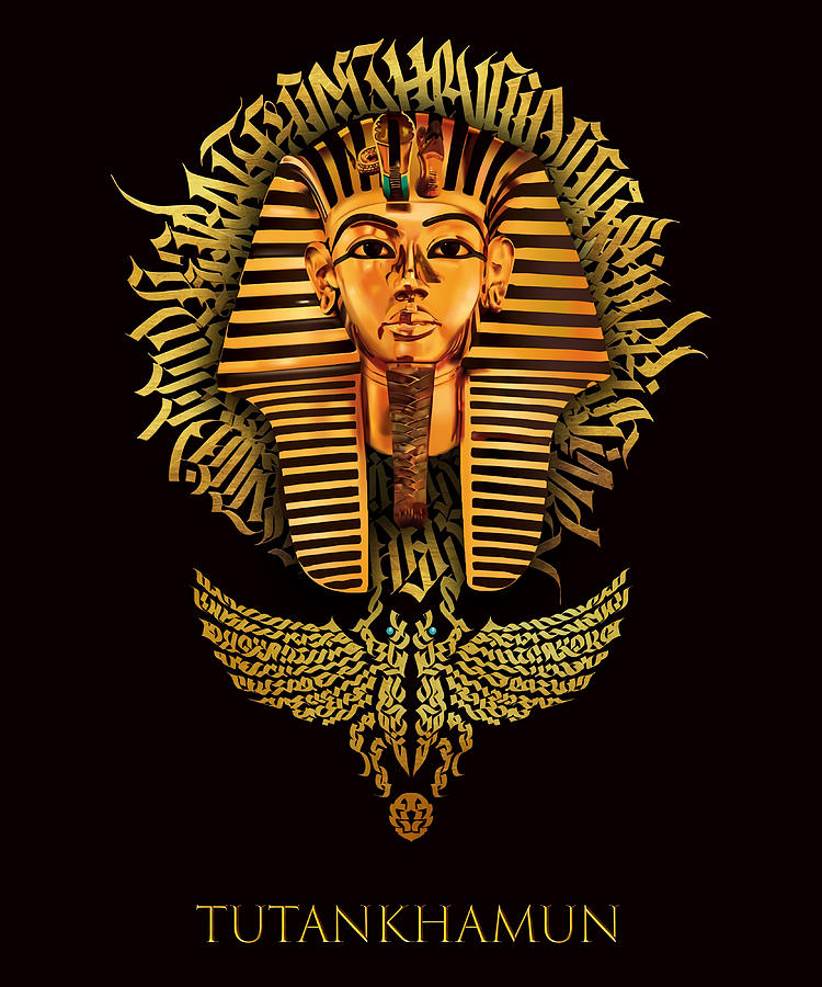 King TUT Poster funny Painting by Moore Dean - Pixels