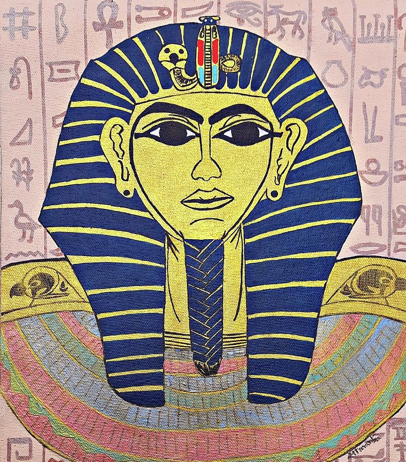 King Tut Painting By Seemantaparna Ghosh - Pixels