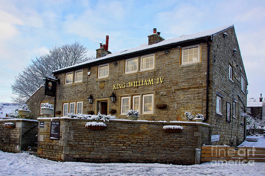 King William IV pub, Littleborough, Lancashire, UK. Photograph by David Birchall