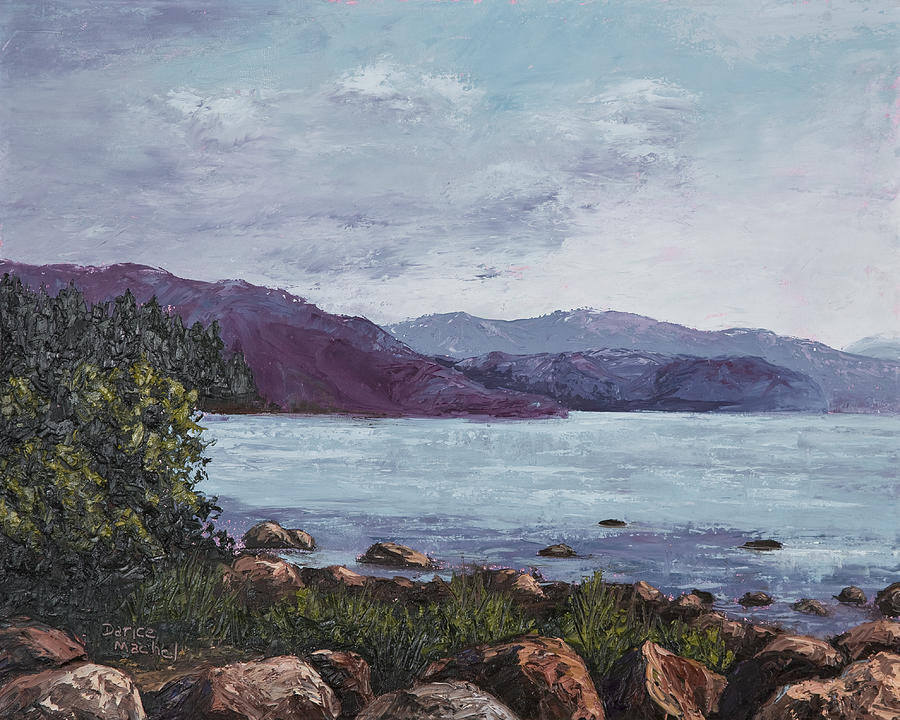 Kings Beach Lake Tahoe Painting by Darice Machel McGuire