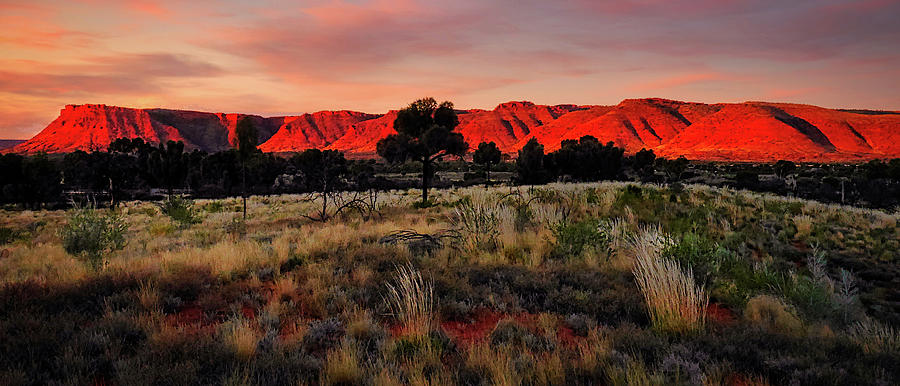 Kings Canyon Sunset Panorama Photograph by Lexa Harpell