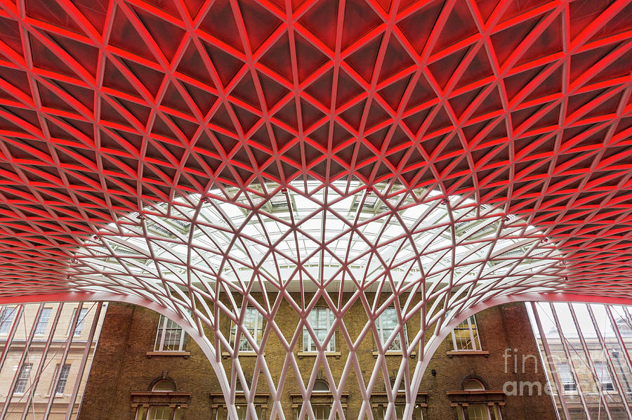 Kings cross station roof, London, England Photograph by Neale And Judith Clark