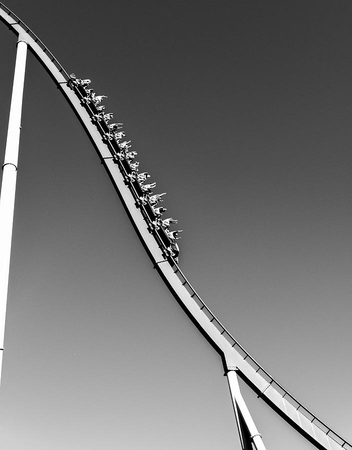 Kings Island Mason Ohio Diamondback Rollercoaster Photograph by Dave Morgan