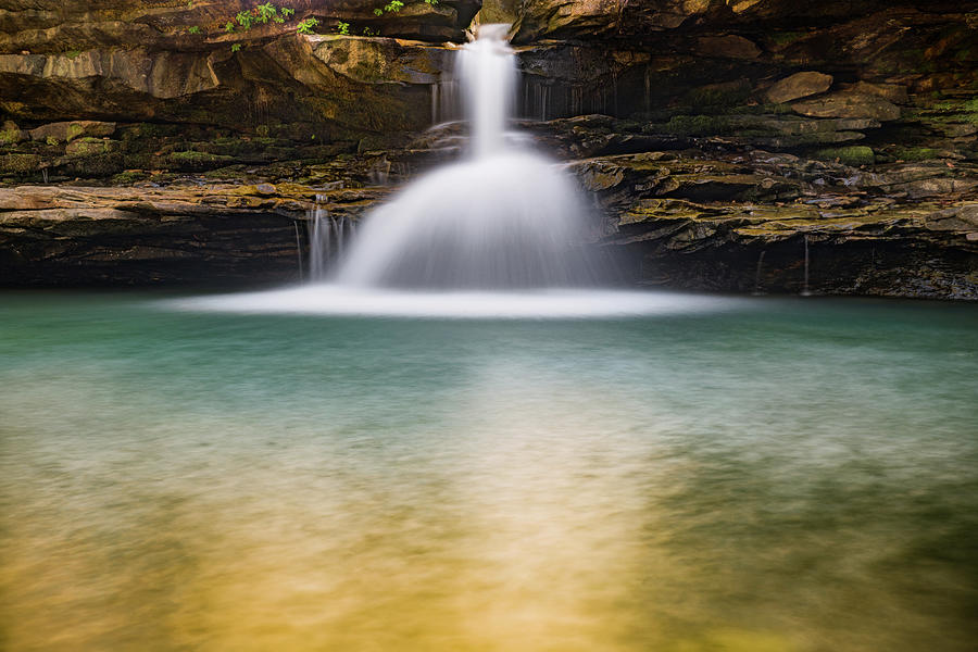 Arkansas Waterfall Photograph - Kings River Falls From Below - Arkansas Waterfall by Gregory Ballos