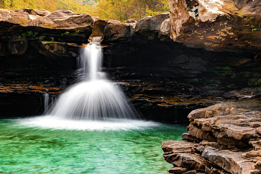 Arkansas Waterfall Photograph - Kings River Falls Waterscape - Arkansas Nature and Landscape by Gregory Ballos