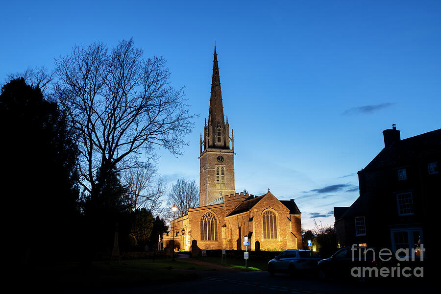 Kings Sutton Church at Dusk Photograph by Tim Gainey