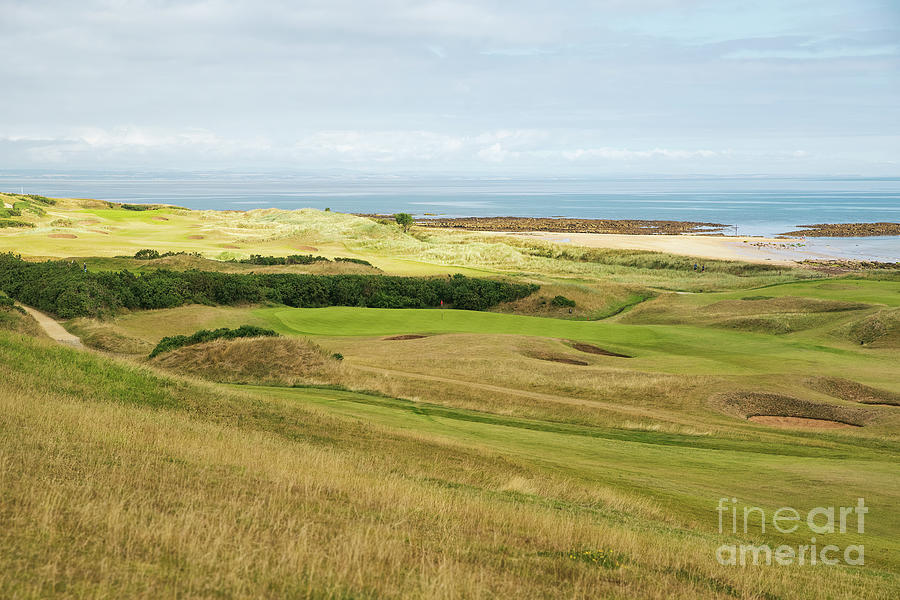 Nature Photograph - Kingsbarns 13th Hole by Scott Pellegrin