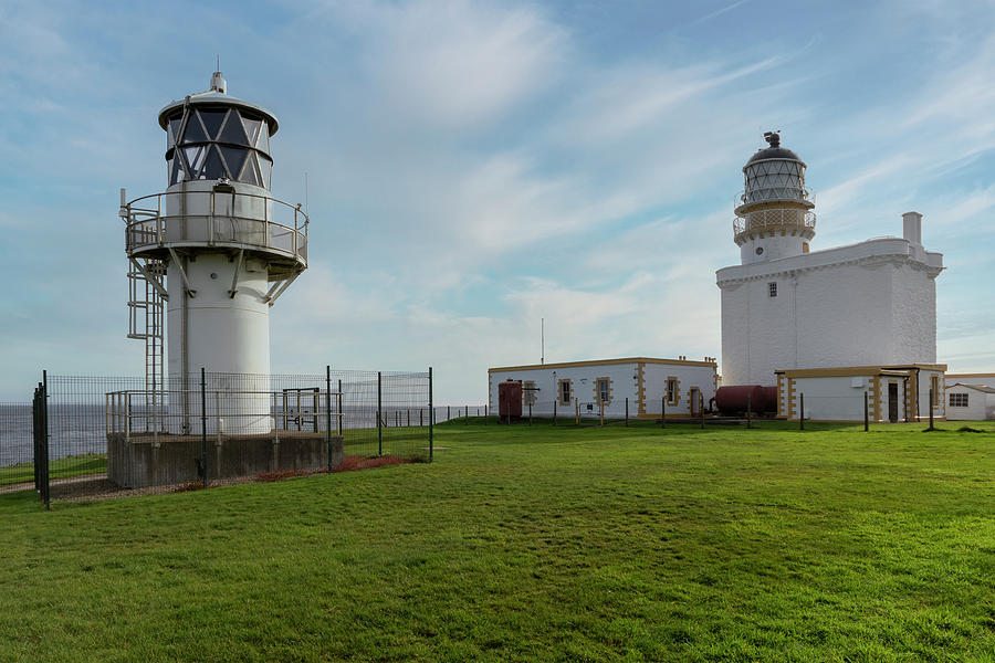 Kinnaird Lighthouses Photograph by Steev Stamford