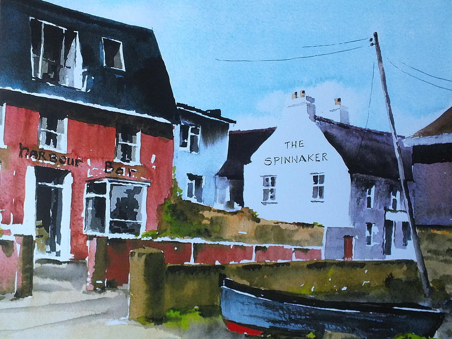 Kinsale PUBS, Cork Painting by Val Byrne