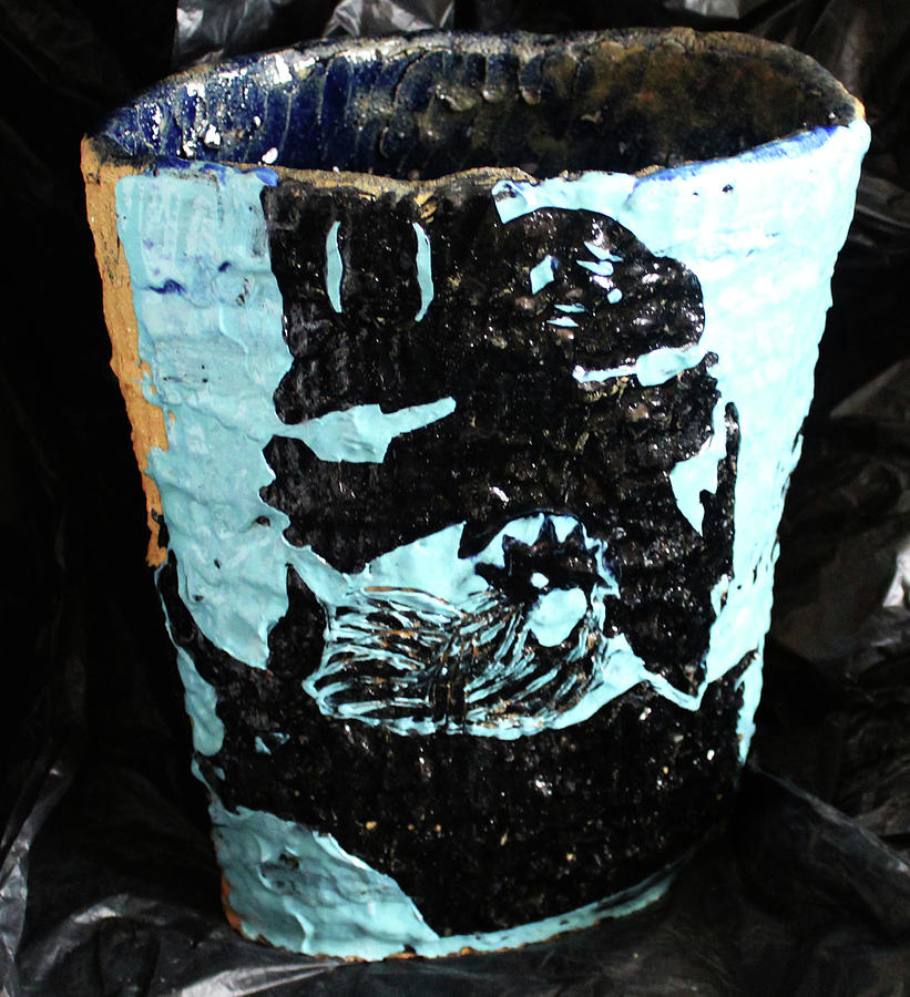 Kintu and Nambi Journey To Earth Nambi Looks Back Ceramic Art by Gloria Ssali