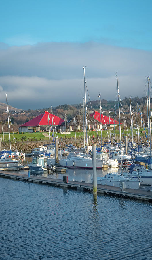Kip Marina and Looking Over the Chartroom Inverkip Scotland Photograph by Jim McDowall
