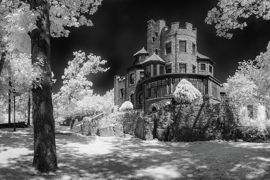 Kips Castle  Infrared 1 Photograph by Jerry Fornarotto
