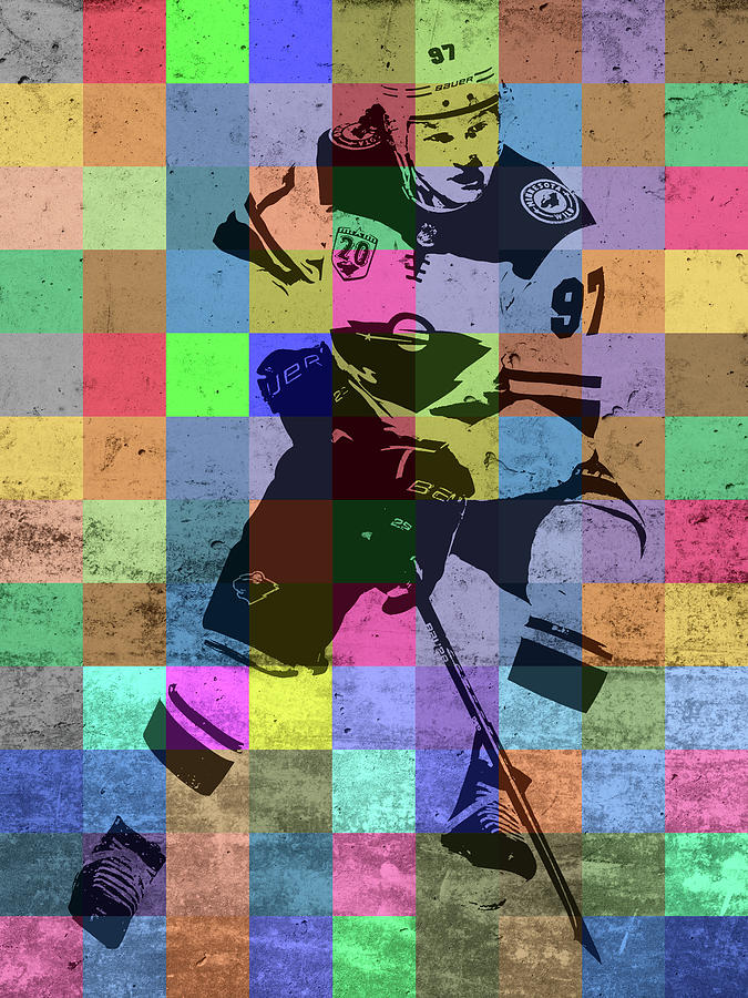 Kirill Kaprizov Hockey Player Patchwork Portrait Mixed Media By Design ...